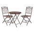 PaulaHome - Torcello Outdoor Bistro Set Ember